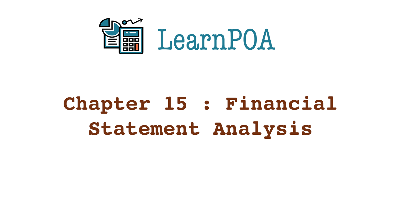 Chapter 15 : Financial Statement Analysis